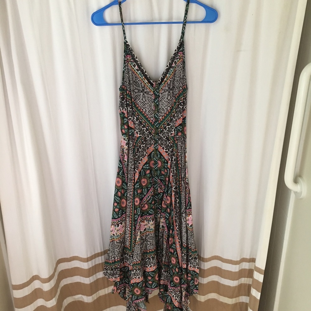 NWT scarf midi dress
